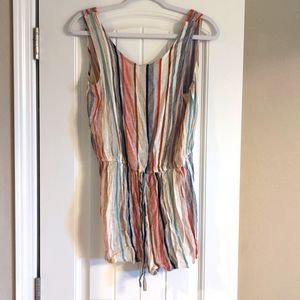 Striped romper